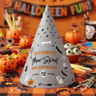 スリー・スピリット！ハロウィン3歳の誕生日パーティー パーティーハット