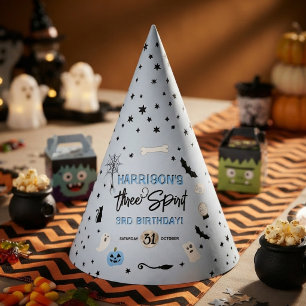 スリー・スピリット！男子のハロウィン3歳の誕生日パーティー パーティーハット