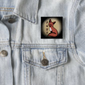 スリ赤フォキシキツネ 缶バッジ (インサイチュ)