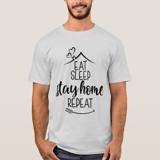 スリ食べープステイホームリピート Tシャツ (正面)