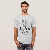 スリ食べープステイホームリピート Tシャツ (正面フル)