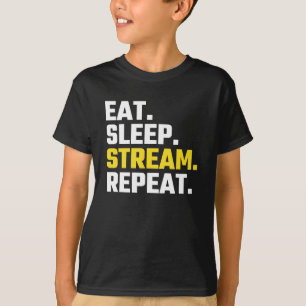 スリ食べープストリームの繰り返し。 Tシャツ