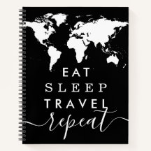スリ食べープ – World Map Travel Journal Notebookの繰り返し