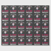 スリ食べープKPopリピートかわいいパンダ ラッピングペーパー (フラット)