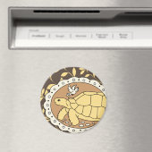 スルカタートカース磁石(茶色の楕円形) マグネット (インサイチュ (食洗機))