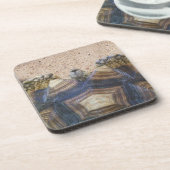 スルカタ亀と砂の磁石石コースターGif コースター (左側)