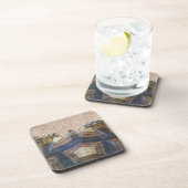 スルカタ亀と砂の磁石石コースターGif コースター (右側)