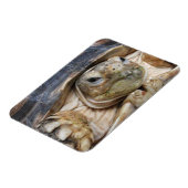 スルカタ亀顔クローズアップ マグネット (左側)