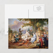 スルタナは彼女の宦官によって仕えた ポストカード (正面/裏面)