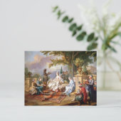 スルタナは彼女の宦官によって仕えた ポストカード (スタンド正面)