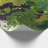 スルタナ葡萄を葡萄のつる植物に ラッピングペーパー (角)