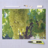 スルタナ葡萄を葡萄のつる植物に 薄葉紙 (クラフト)