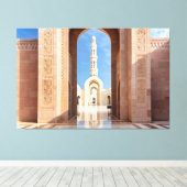 スルタンカボスグランドモスク キャンバスプリント (インサイチュ (ウッドフロア))