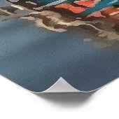 スルタンタクシボートマルマリス航海のアート ポスター (角)