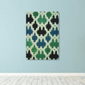 スルタン山脈の玉座から出るアズレホスの瓦 キャンバスプリント (インサイチュ (ウッドフロア))