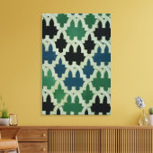 スルタン山脈の玉座から出るアズレホスの瓦 キャンバスプリント (インサイチュ (リビング))