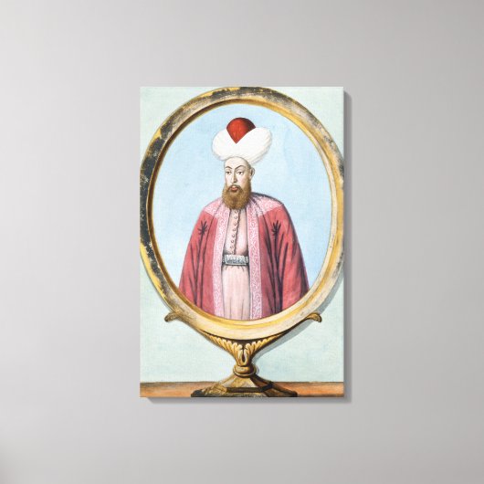 スルタン1359-89アムラス（ムラド）I(1319-89) キャンバスプリント (正面)