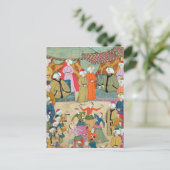 スルタン・アフメット3世の楽しみのためのダンス ポストカード (スタンド正面)