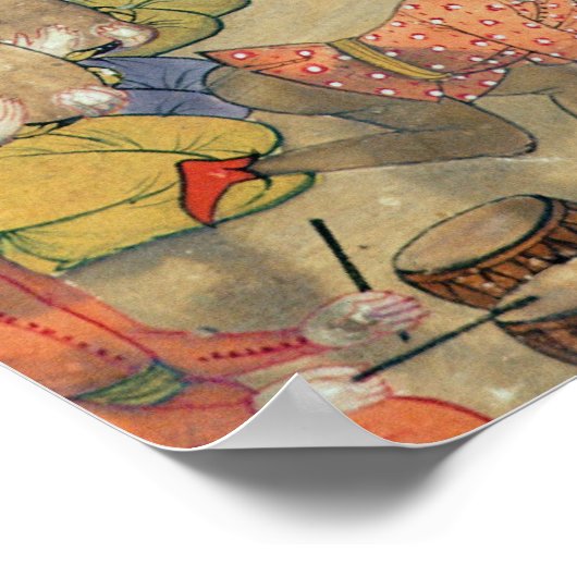 スルタン・アフメットIIIの喜びのためのダンス ポスター (角)