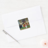 スルタン・セリムIII裁判所での披露宴 スクエアシール (封筒)