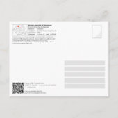 スルデティにあるユネスコ聖天使教会 ポストカード (裏面)