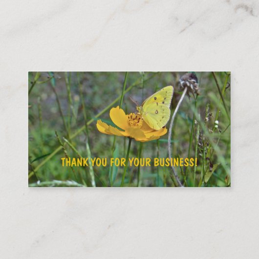 スルファーバタフライ 名刺 (裏面)