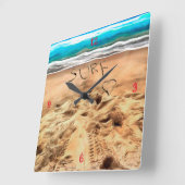 スルフドゥズ、正方形壁時計 スクエア壁時計 (傾斜)