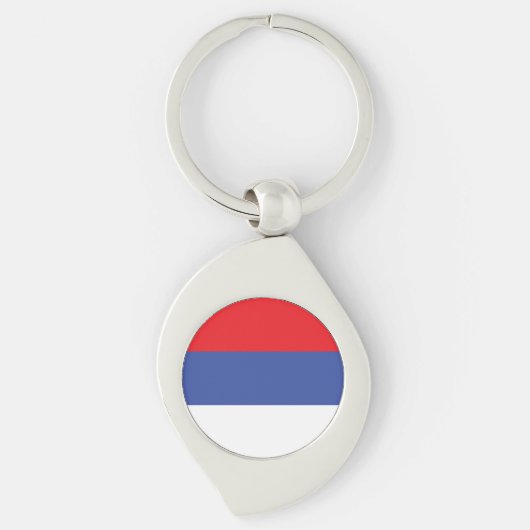 スルプスカ共和国旗 キーホルダー (正面)