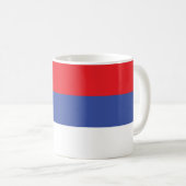 スルプスカ共和国旗 コーヒーマグカップ (正面右)