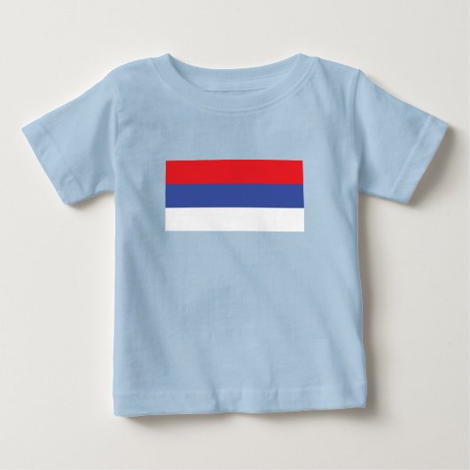 スルプスカ共和国旗 ベビーTシャツ (正面)