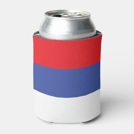 スルプスカ共和国旗 缶クーラー (缶正面)