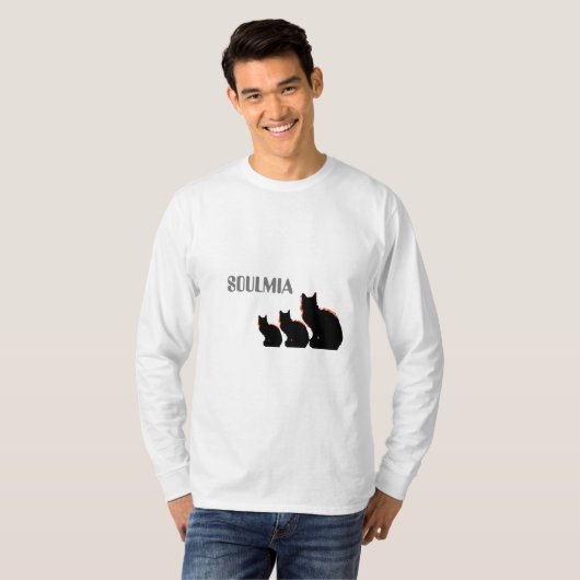 スルミア猫 Tシャツ (正面フル)