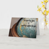 スルメート、グローブ&パートウォーターの周りに… カード (黄色い花)