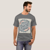 スルー太と薄いデザイン Tシャツ (正面フル)