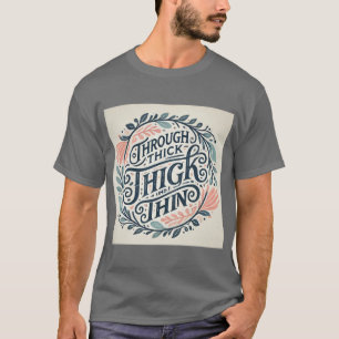 スルー太と薄いデザイン Tシャツ
