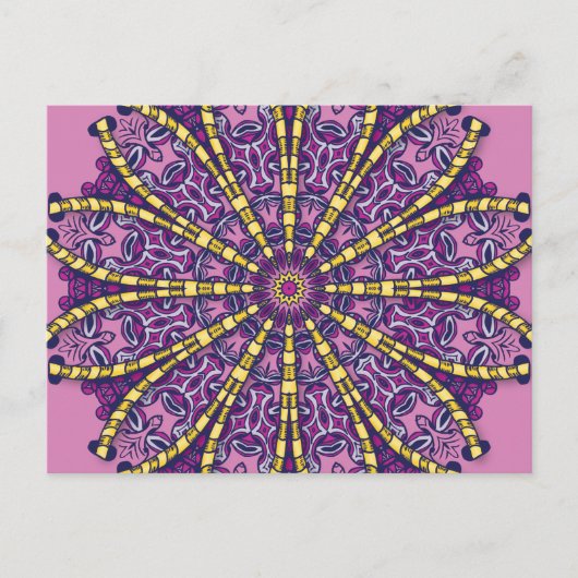 スルー・ザ・ホール - マンダラ - ポストカード (正面)