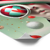 スレおもしろいアルサンタハットキャラクター ポスター (角)