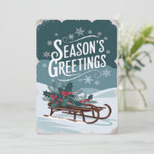 スレイクリスマスホリデーカード 招待状 (スタンド正面)