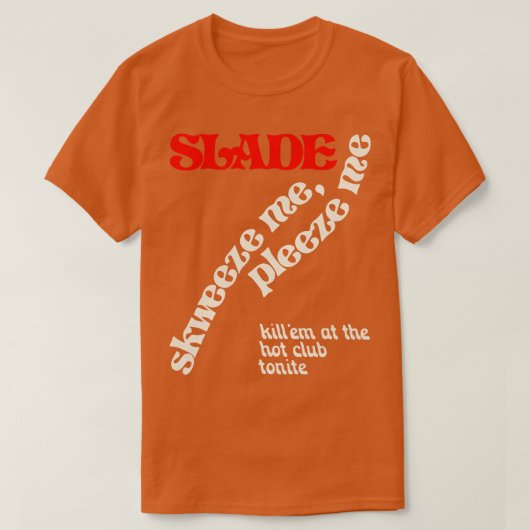 スレイドスクエーズ Tシャツ (デザイン正面)