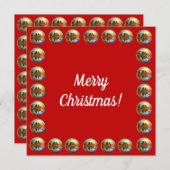 スレイベルクリスマスカード (正面/裏面)