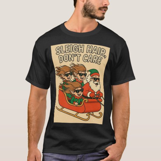 スレイ ヘア ドント ケア 乗組員 Tシャツ (正面)