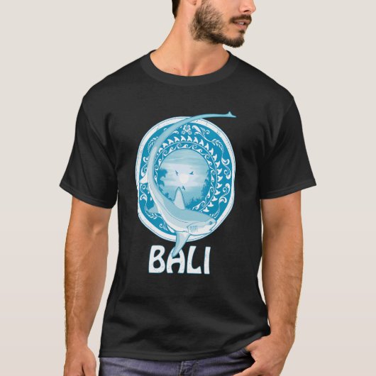 スレッシュシャークダイブバリインドネシア Tシャツ (正面)