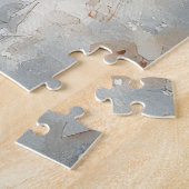 スレッジクリスマスのアメリカンイングリッシュフォックスハウンド ジグソーパズル (側面)