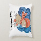 スレッディング パーソナライズ可能 アクセントクッション (正面(垂直))