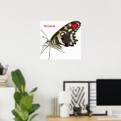 スレッドやさしいポスター ポスター (ホームオフィス)