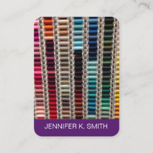 スレッドシーメストテーラー裁縫ファッションデザイン 名刺