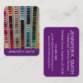 スレッドシーメストテーラー裁縫ファッションデザイン 名刺 (正面/裏面)