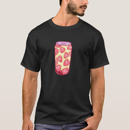 スレッドレス アイダダイズム いちご と クリーム 缶の中 Tシャツ (正面)