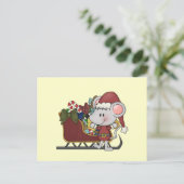 スレッド付きサンタマウス シーズンポストカード (スタンド正面)