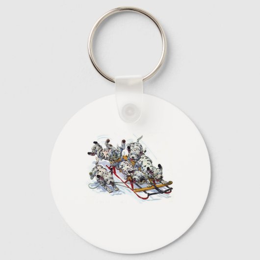 スレディダルマティアンパップ キーホルダー (正面)